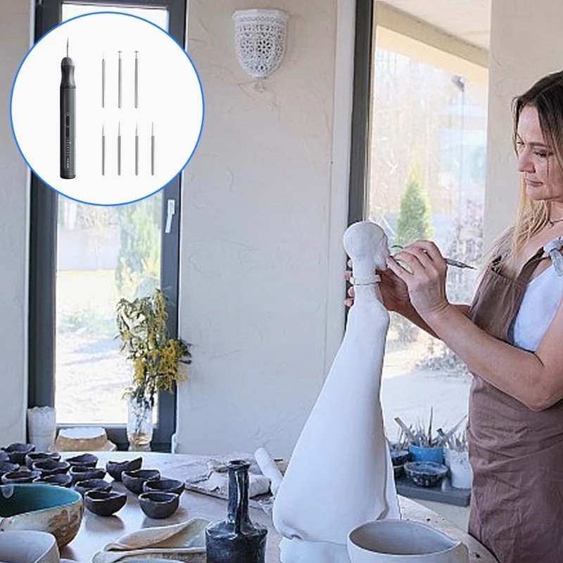 

Rechargeable Portable Electric Sanding Pen Speed Adjustable Suitable For Grinding Polishing Drilling Engraving Crafts KXRE