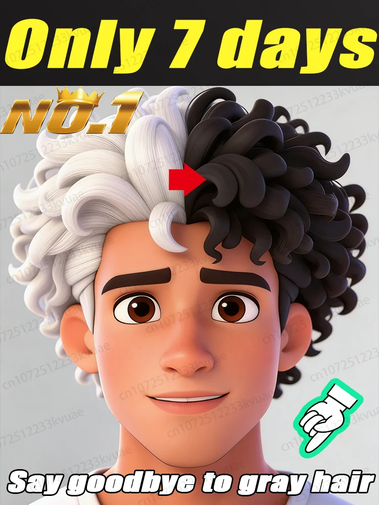 قل وداعاً للشعر الرمادي مما يجعلك تبدو أكبر، ويستعيد شعرك الأسود الطبيعي في 7 أيام. #1