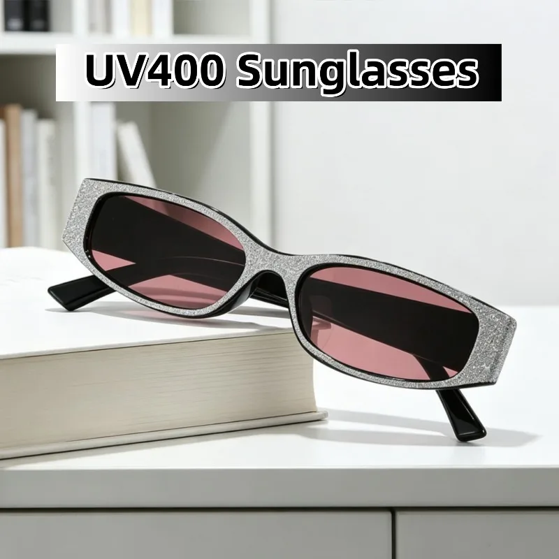 Unisex Vintage Square Small Frame Ultralight Sunglasses Daily High Quality Comfortable Eyeglasses Outdoor Beach Fishing Eyewear