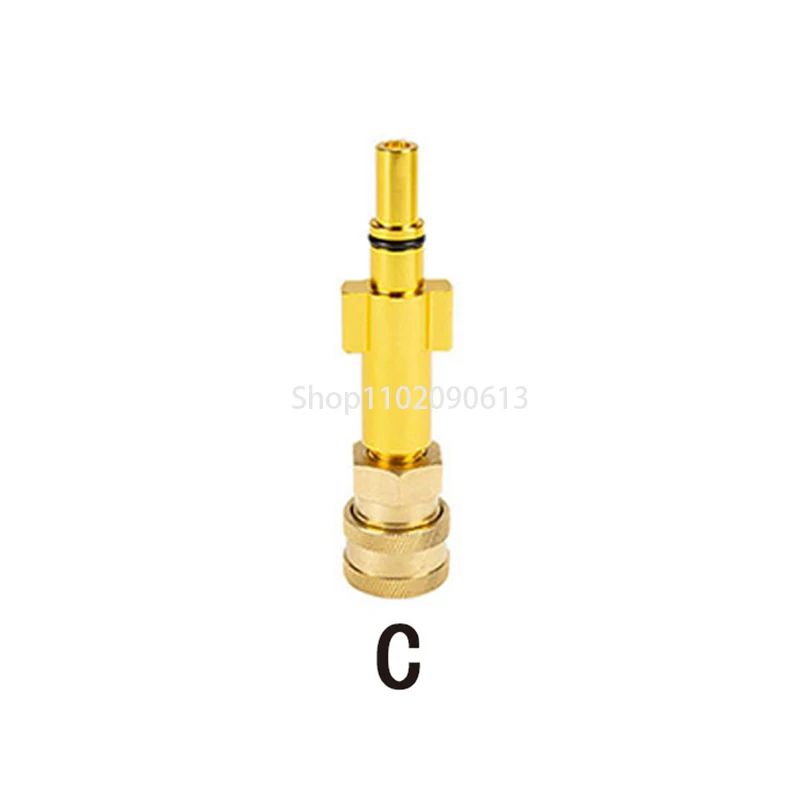 Snelkoppeling Voor Hogedrukreiniger 1/4 "Naar Spuitpistool Toverstaf Lans Bajonetadapter 1/4" Snelkoppelingsmontage Voor Karcher