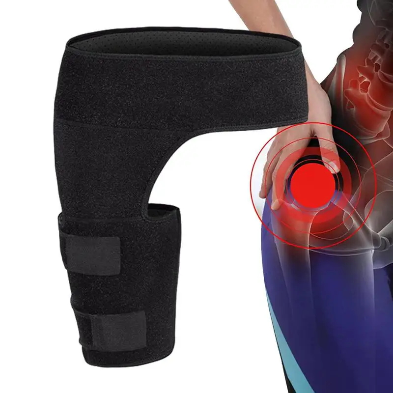 

Adjustable Groin Hip Brace for Sciatica Pain Relief Support Stabilizer Brace Women Thigh Compression Sleeve Hip Support Belt