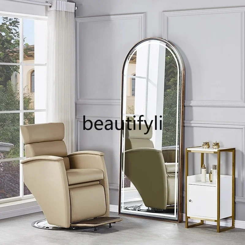 

X Smart electric can fold down fully automatic hair cutting chair hair salon multi-function hair cutting chair