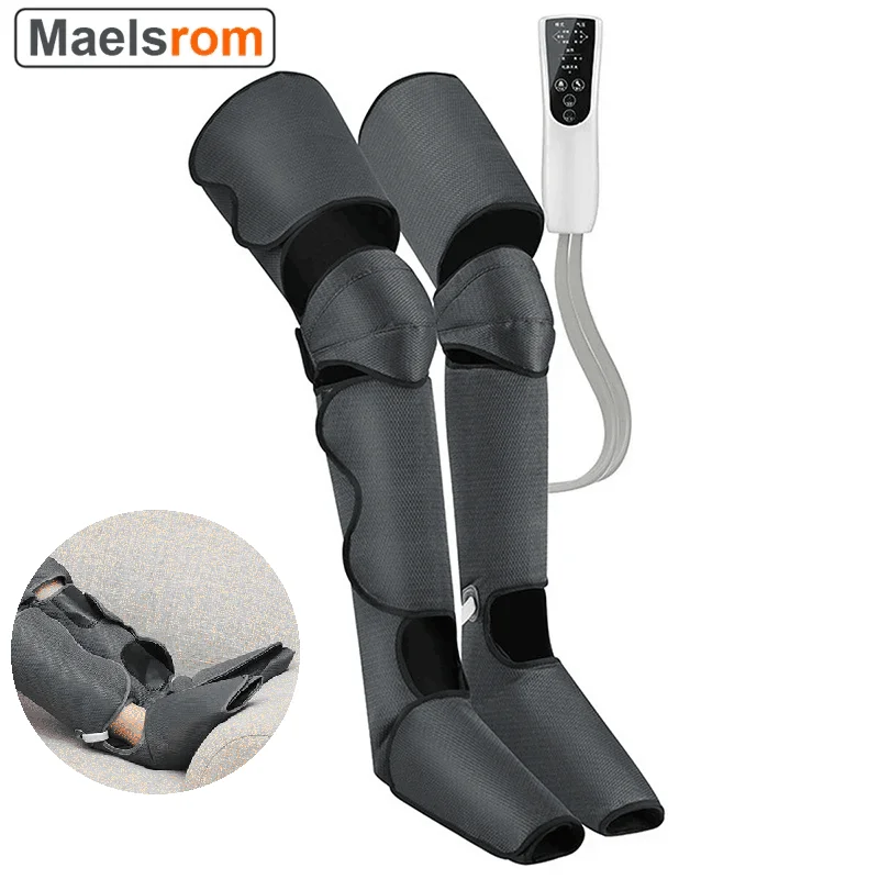 

Air Compression Leg Foot Vibration Heating Therapy Massager Arm Waist Pneumatic Air Wraps Promote Blood Relax Pain Relief Tool