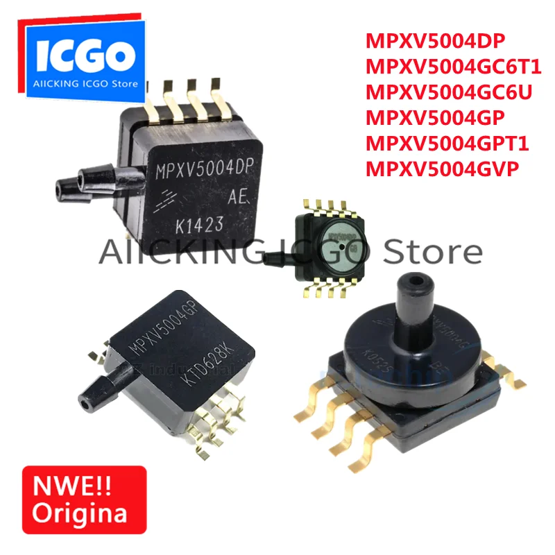 MPXV5004DP MPXV5004GC6U MPXV5004GC6T1 MPXV5004GP MPXV5004GPT1 MPXV5004GVP (1pcs)Integrated Pressure Sensor 100%Original In Stock