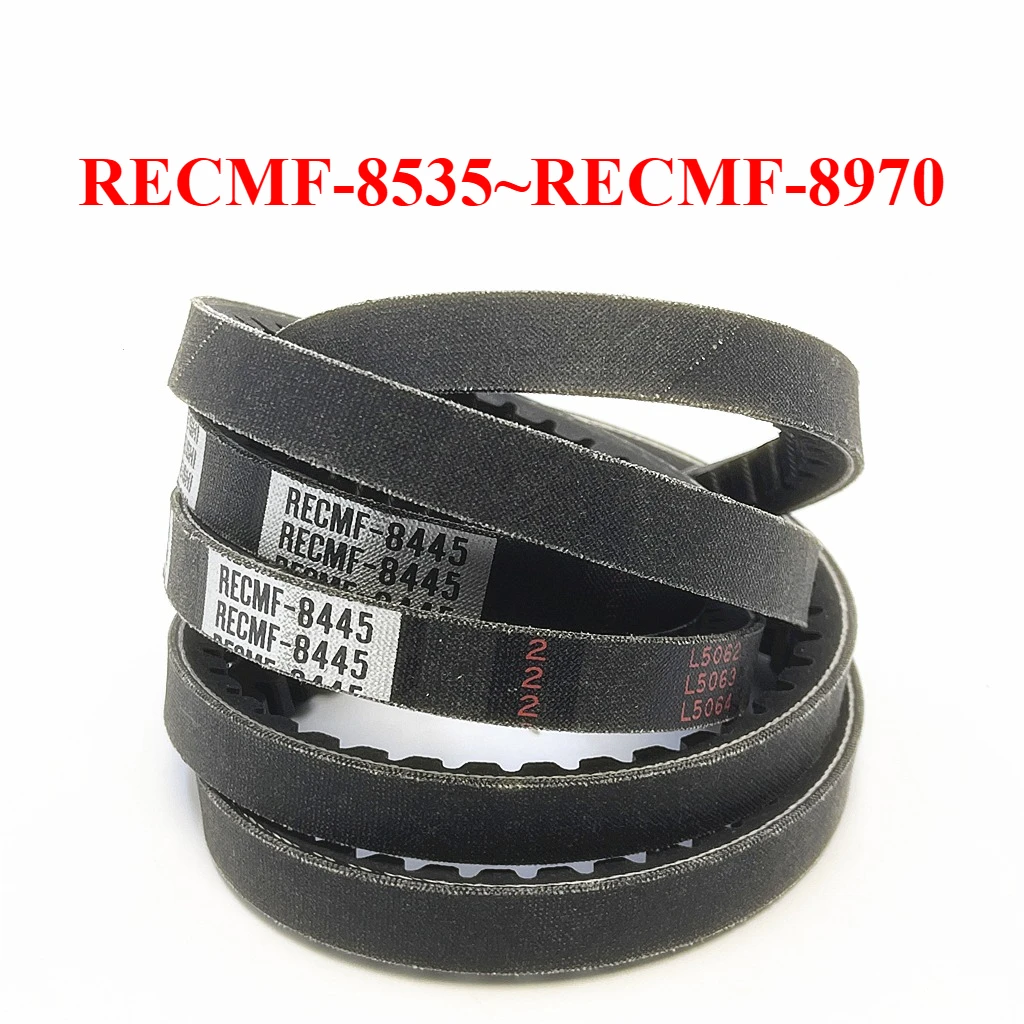 RECMF-8535~RECMF-8970 Toothed V-belt for Car Construction Machinery Excavator Light Truck Agricultural Machinery Engine Belt