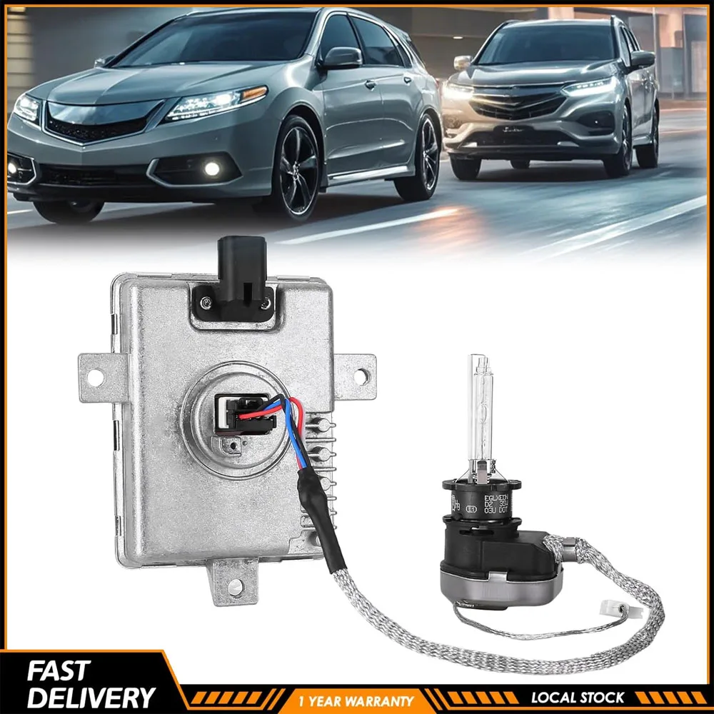 1Set New Quality Car Xenon HID Headlight Ballast Control Unit Module Assembly With Lgniter D2S Bulb W3T19371 X6T02971 For Acura TL TSX ILX ZDX RDX Honda Odyssey Mazda 3 5 CX-9 Mitsubishi Outlander Lancer Car Accessories