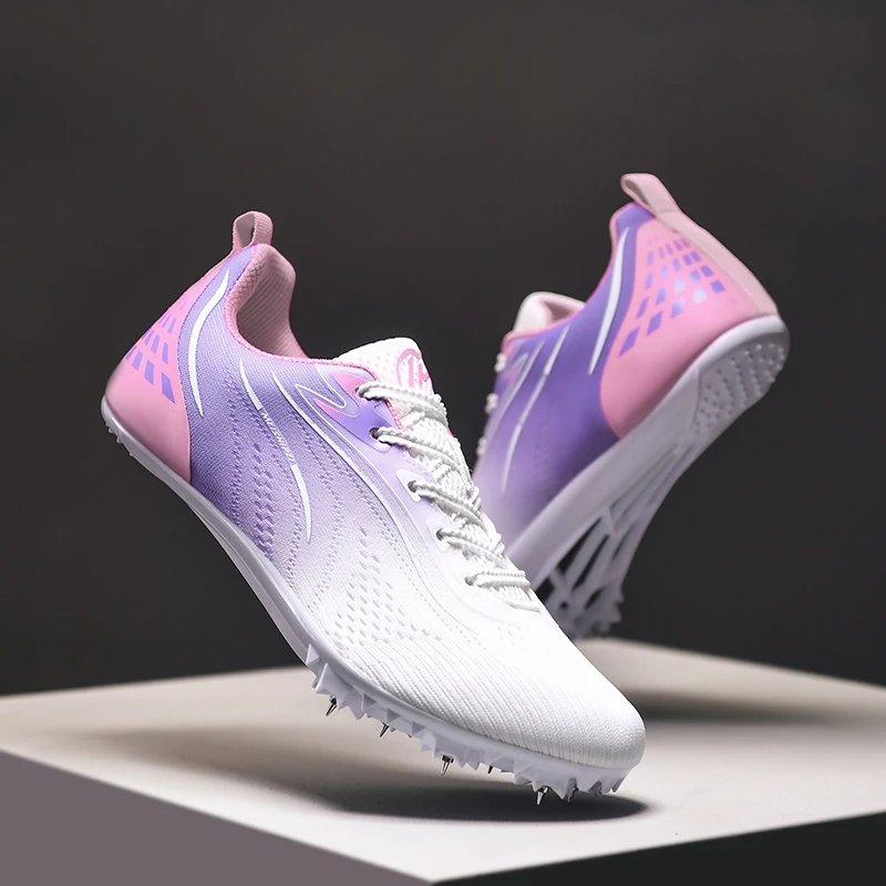 

2025 New Track＆Field Shoes Professional Nail Shoes Sprinters Anti Slip Run Training Shoe High-quality Student Long Jump Sneakers