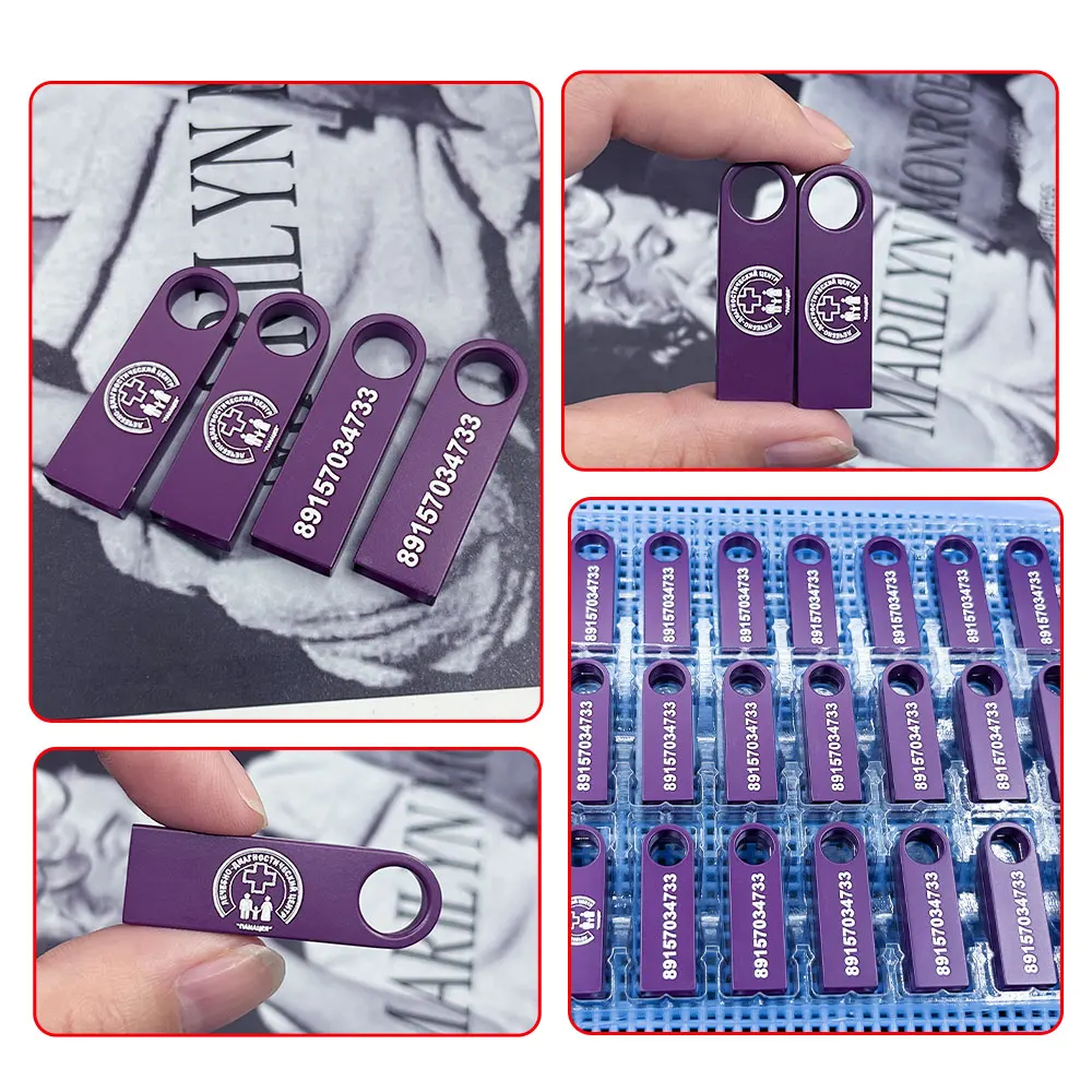 10/20/50 stks/partij Metalen USB 3.0 Flash Drive Pen Drive 16GB Pendrive 32GB 64GB Geheugen USB Stick 128GB U Disk Gratis Aangepast LOGO