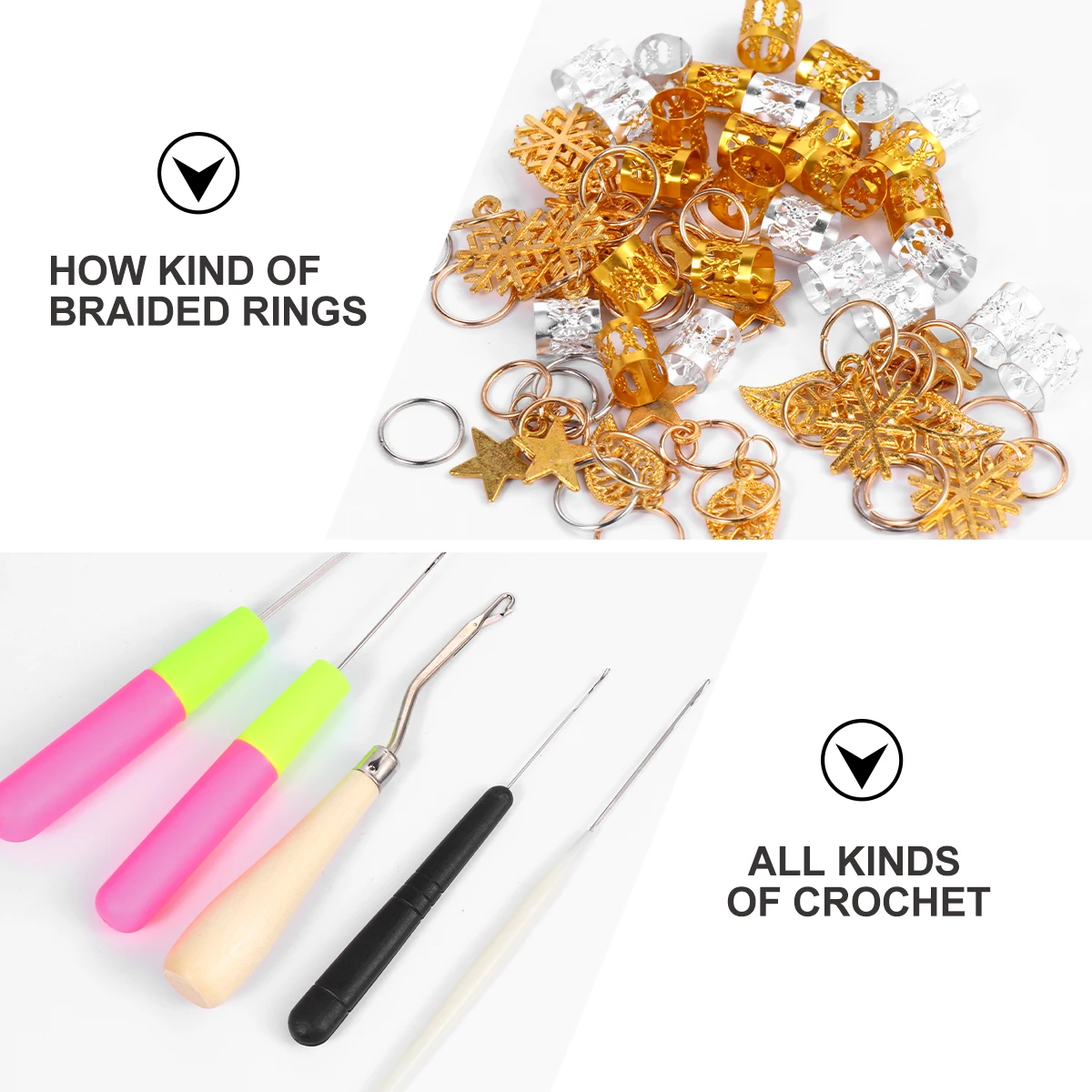 

Dreadlock Crochet Cover Needles Hair Dreadlocks Accessories Creative Tool Women Non Slip Flexible Strong Metal Lightweight