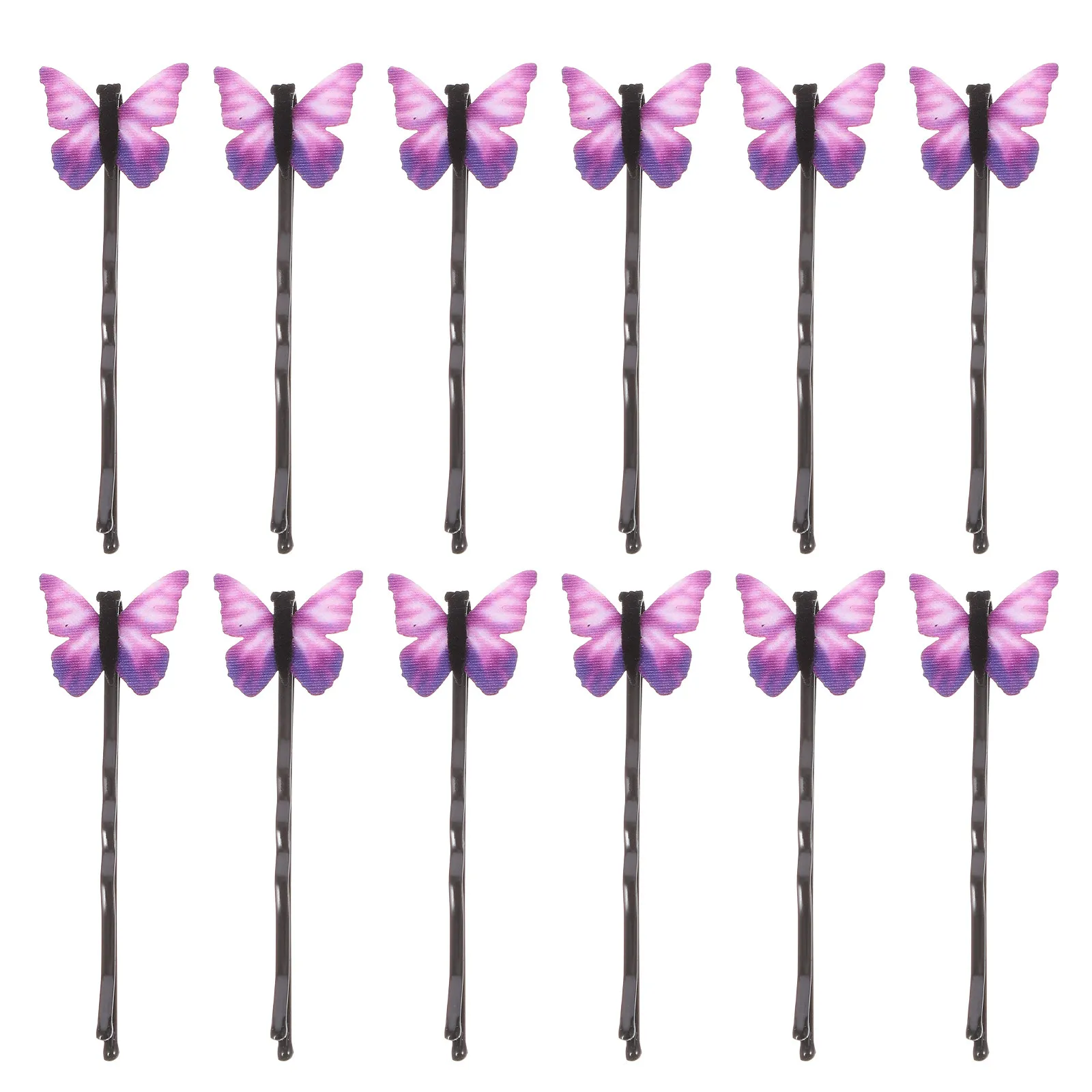 

Набор из 12 легких заколок-бабочек для волос: комфортные, не повреждающие волосы аксессуары для женщин