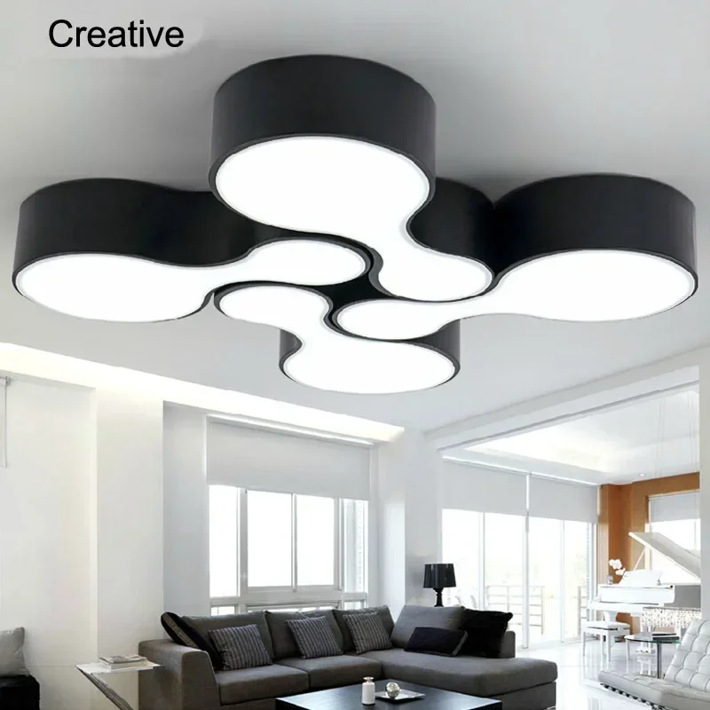 

Modern LED Ceiling Lights for Living Room Bedroom 12W Acrylic Shade Iron Body Balcony Kitchen Dining Room Ceiling Lamp