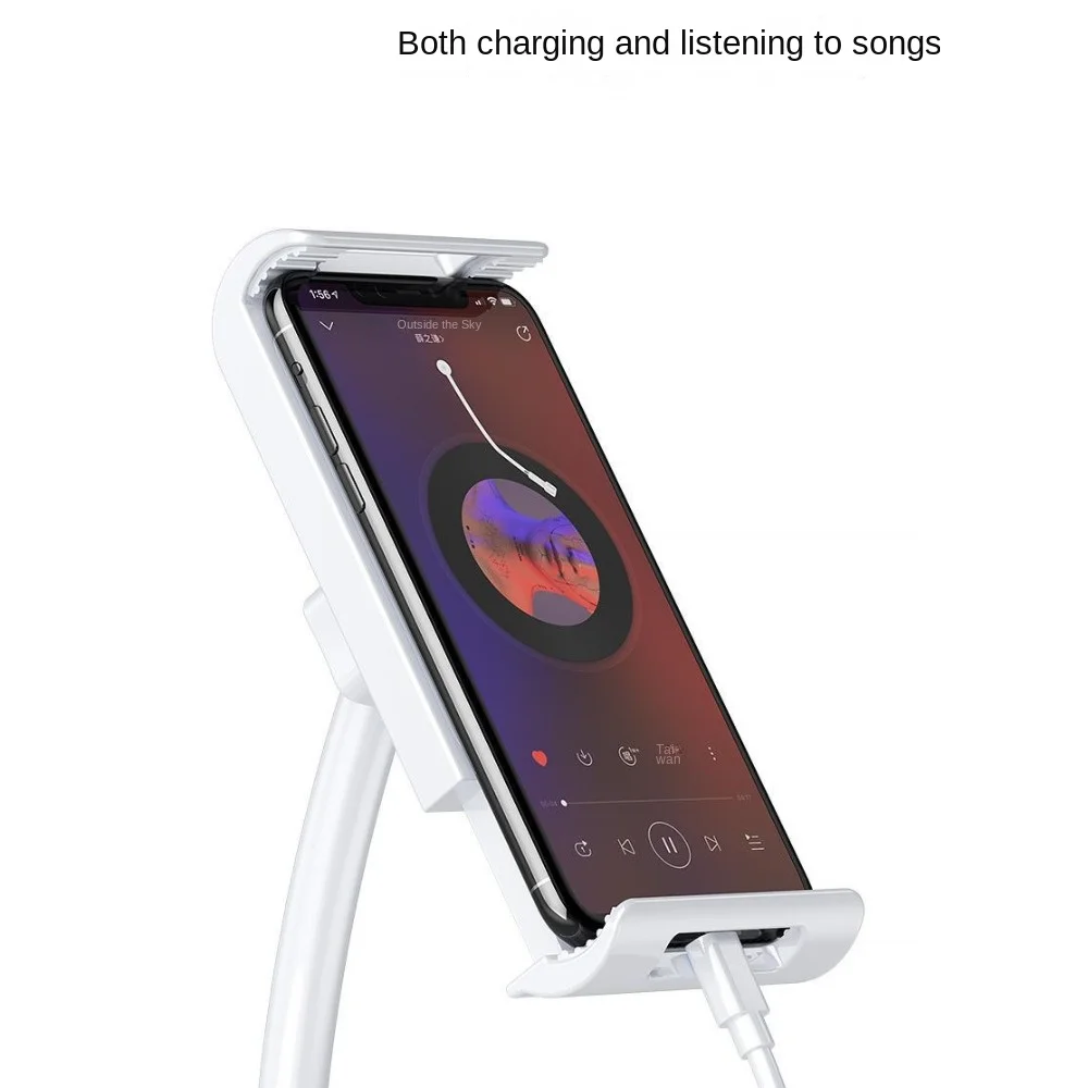 

Long Arm Cell Phone Holder 70/80/90/120cm Creative Phone Spiral Holder Multi Functional Folding Bedside Extension Clamp Lazy