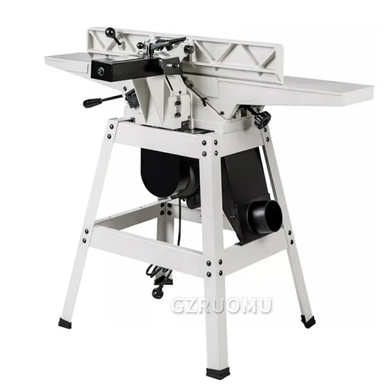 6 Inch Tabletop Jointers Woodworking Benchtop 1250W Jointer Planer with Heavy Duty Stand For Wood Cutting Thickness Planer