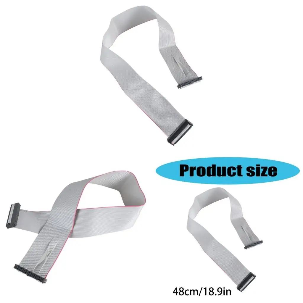 

Simulation Floppy Drive Connector Cable 34P Ribbon Converter 55cm for Office Use