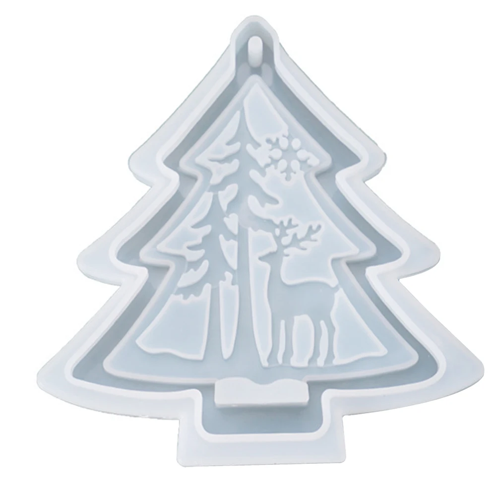 

Christmas Theme Mold Ornament Decor Accessory Epoxy Molds Diy Accessories Resin Tree