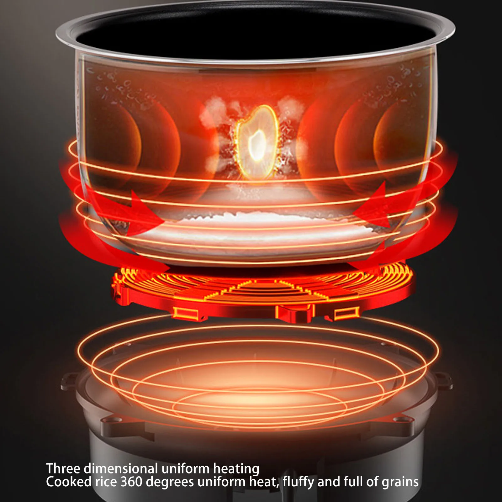 12V 24V Electric Rice Cooker Car Truck Soup Porridge Cooking Pot Fast Heating Lunch Box Mini Food Steamer Meal Heater Warmer 2L