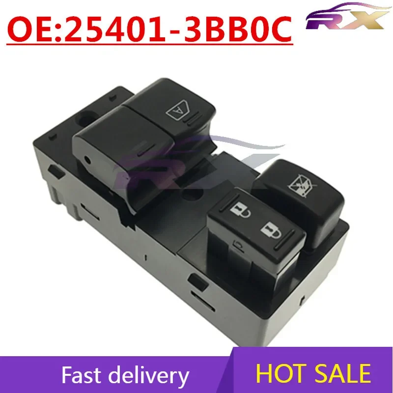 NEWM:25401-3BB0C Suitable For Nissan Auto Parts Glass Lifter Switch Power Windows Button Switch