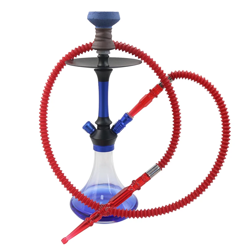 Shisha Hookah Retractable Hose with Acrylic Stem Nargile Pipe Tube Sheesha Cachimbas Chicha Narguile Smoking Accessories