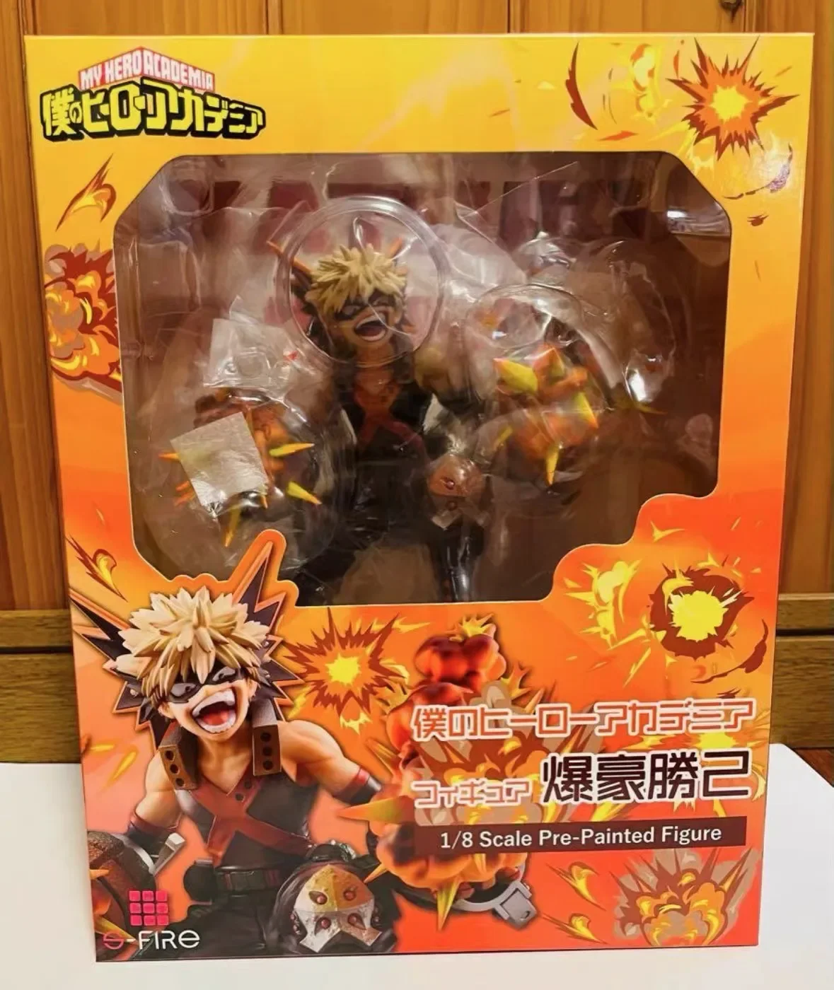 En Stock SEGA S-FIRE My Hero Academia Bakugo Katsuki personaje de Anime colección de PVC figura modelo ornamento regalo de cumpleaños