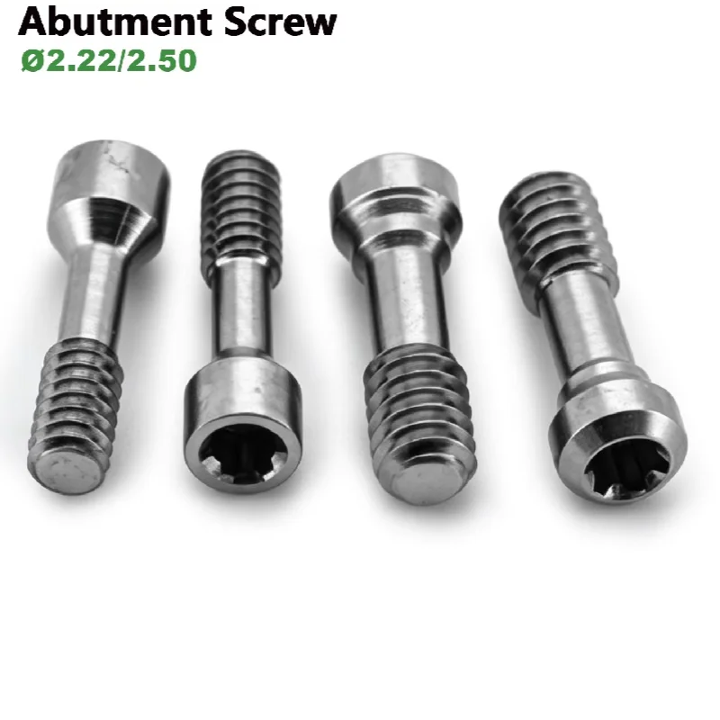 1pcs Nobel Biocare Compatible Prosthetic Abutment Screw Grade 5 Titanium Internal Conical Connection Replacement Parts