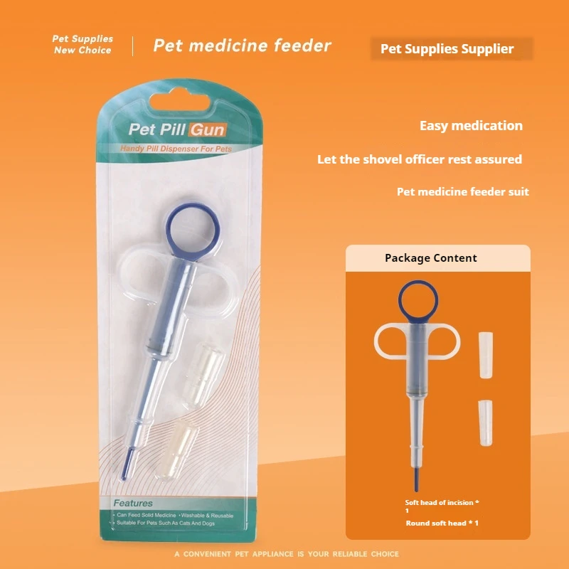 Plastic Double Ended Syringe for Feeding and Breastfeeding, Pet Supplies, Dogs and Cats, 5 PCs