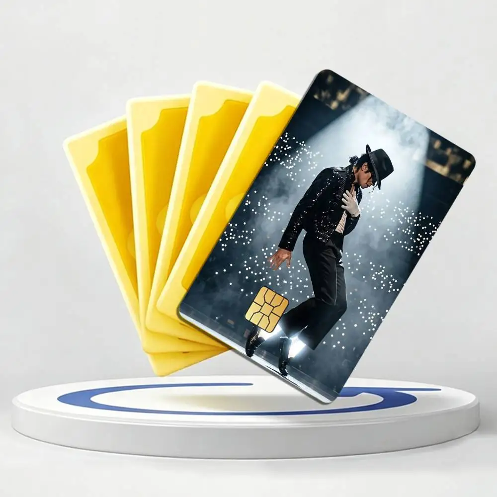 Beat-it MJ-Michael J-Jackson Card Stickers for Bank Access Protective Waterproof Film Cover Sticker Gift
