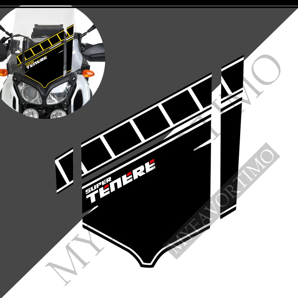 

For YAMAHA SUPER TENERE XT1200Z XT 1200 Z 2014-2020 Trunk Luggage Tank Pad Set body Windshield decorative Protector Stickers