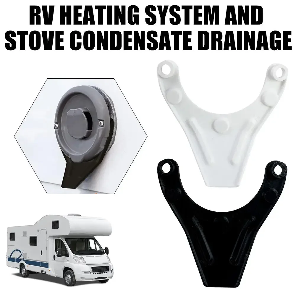 RV Stove Condensation Drain, External Water Deflector for Truma Alde, Caravan Motorhome Camper Condensate Outlet Accessory
