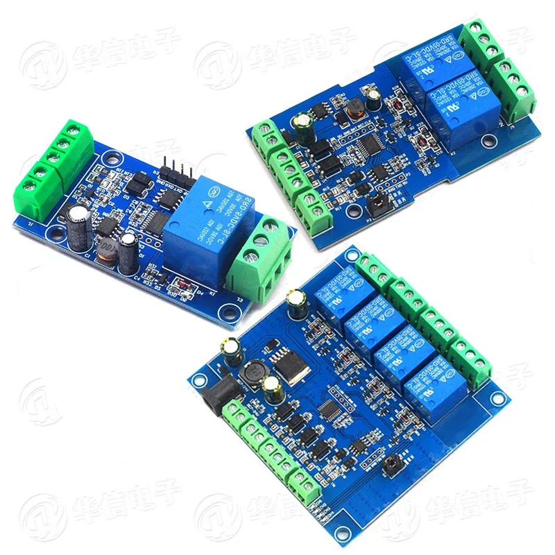 5pcs/lot Modbus RTU7-24V Single/Multiple Channel Relay Module TTL Anti Reverse Connection Supports RS485/RS232