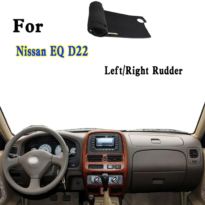 For Nissan EQ Navara ST-R D22 S2 NP300 Car-Styling Dashmat Dashboard Cover Instrument Panel Insulation Protective Pad Ornaments