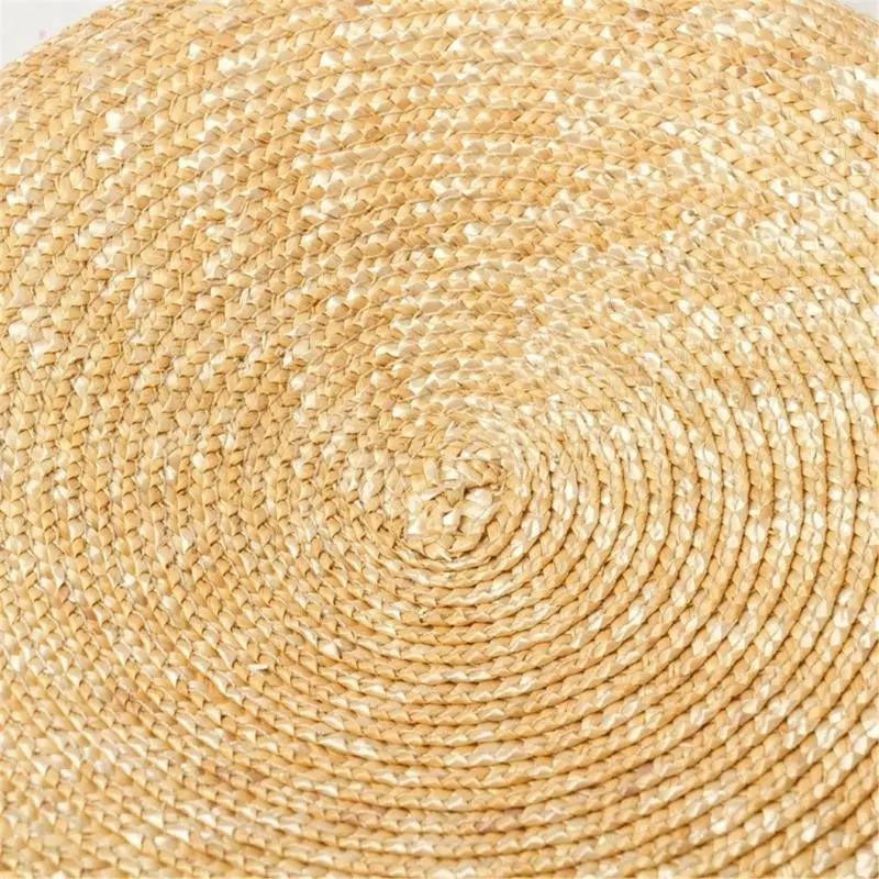 15YC Baskenmütze aus Weizenstroh, leicht, 300 g, kompakt, unverzichtbares Reisezubehör – Detail 2