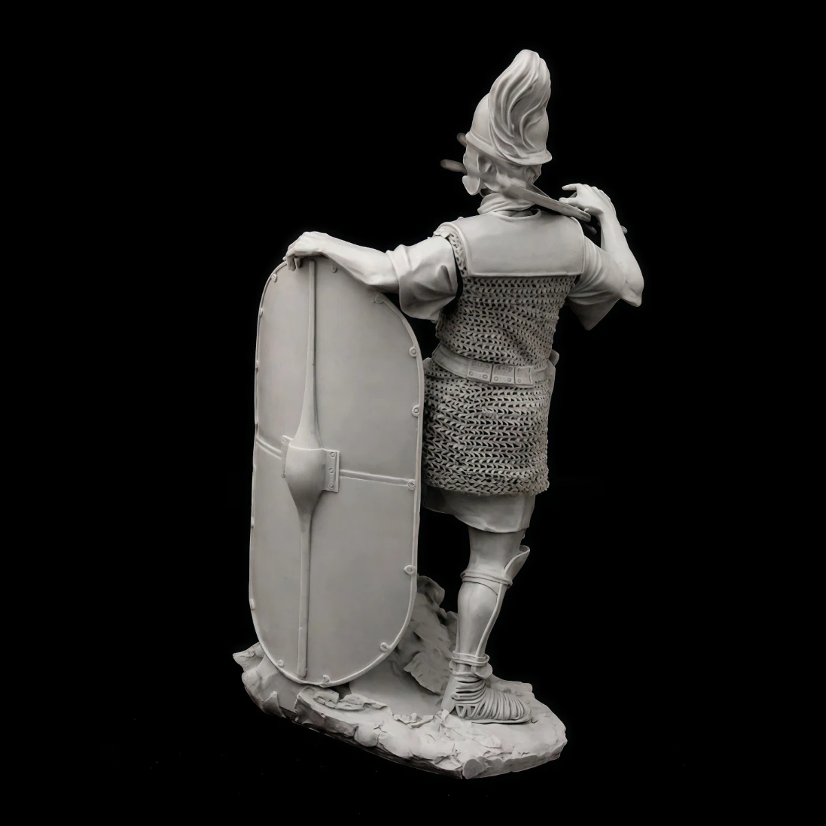 

75mm Resin Unpainted Model Kit, Military Theme, Roman Legion Soldier Unassembled and Unpainted GK, 1796R