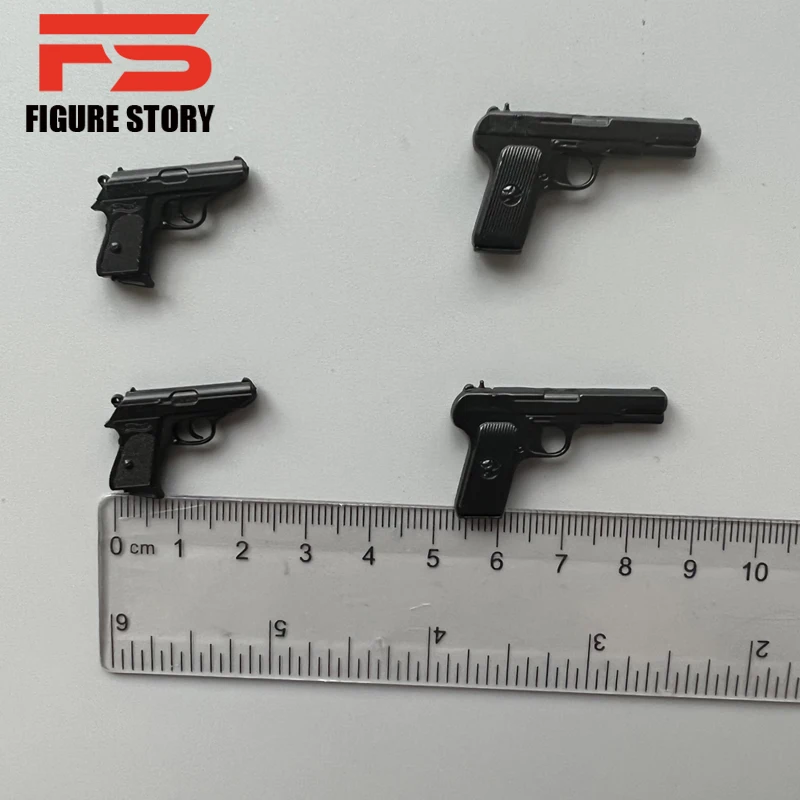 

1/6 1/12 масштаб женские и мужские куклы аксессуары миниатюрные игрушки-пистолеты из сплава подходят для 12 дюймов 6 дюймов фигурка модель тела
