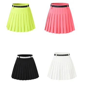 Women's High-waisted Pleated Golf Skirt, Soft Sports Training Skirt, Girls' Fitness, Yoga…