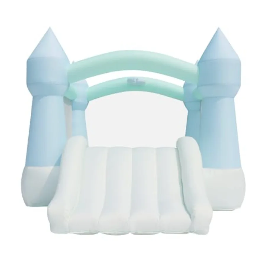 

Bouncy Castle Daydreamer Mist Bounce House, Pastel Bouncer with Slide, 12 ft L x 9 ft W x 7 ft H, UL Blower Included, Trendy Bou