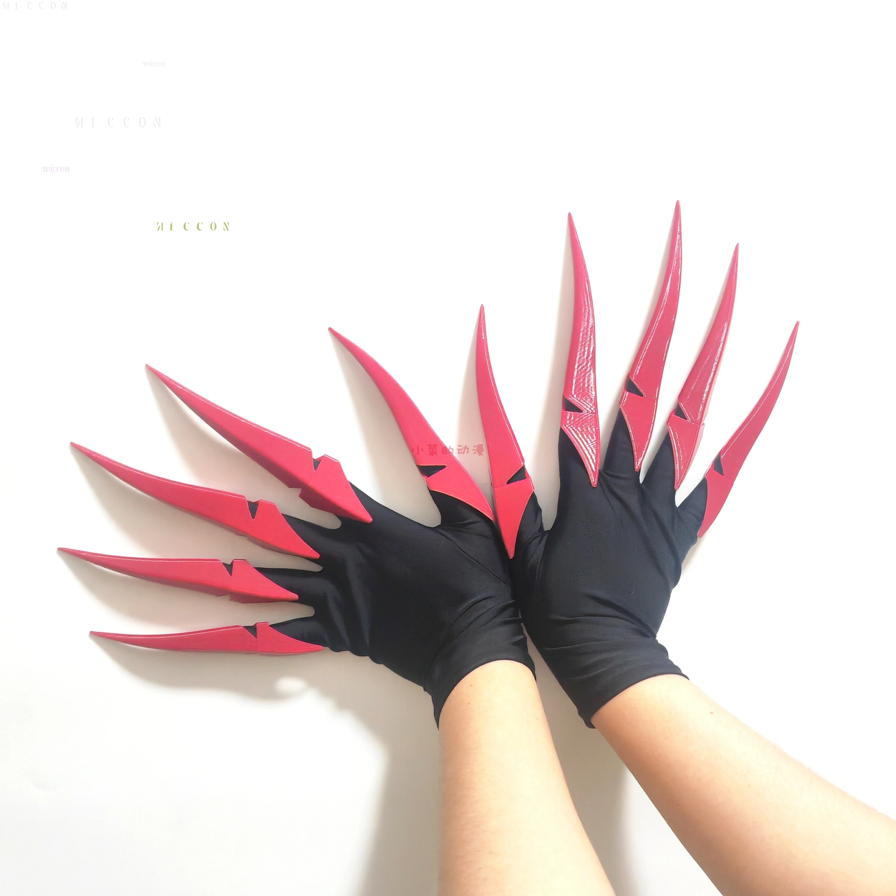 Kig Claw Devil Cosplay Paws Fingernails Demon Dragon Finger Cuffs Vox Adam Fantasy Creatures Halloween Accessories Rolep