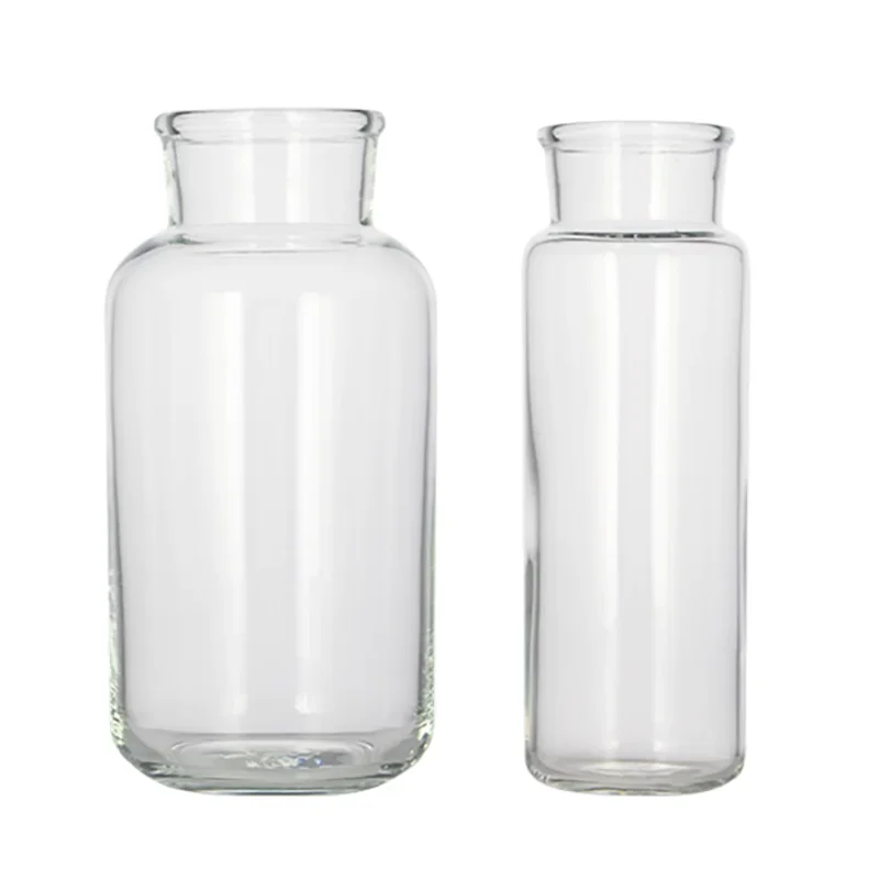 High borosilicate glass stock solution bottle, wide-mouth dropper bottle, textile bottle, receiving bottle