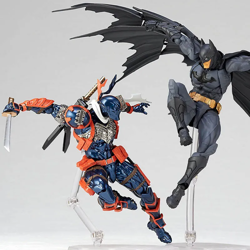 Yamaguchi Amazing Revoltech Deathstroket  Batman Action Figure Collection Model Toy Doll Birthday Gifts