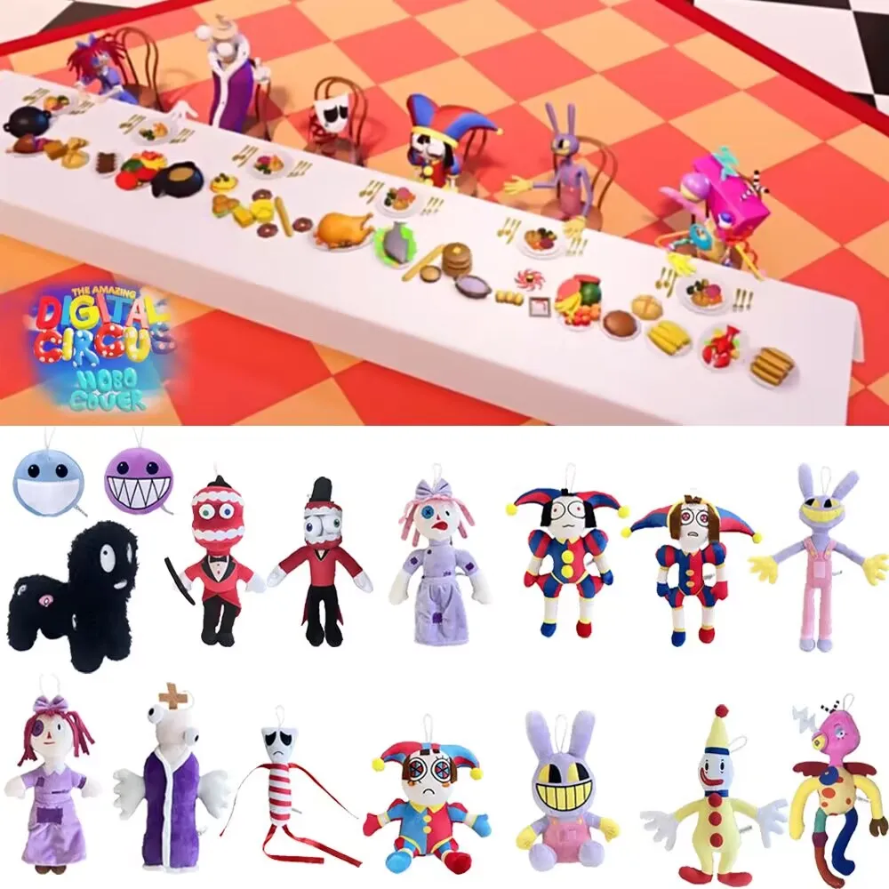 

21 styles Amazing Digital Circus plush Pomni and Jax plush doll toys cute stuffed animals for children's birthdays and Christmas