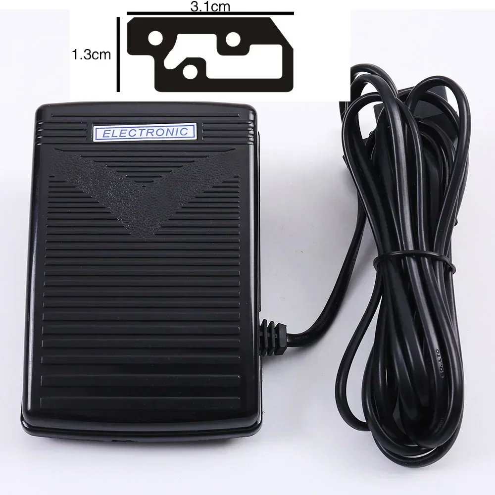 Pedal de máquina de costura, interruptor powercord, controlador de velocidade, acessórios de motor, controle elétrico para brother singer, peça