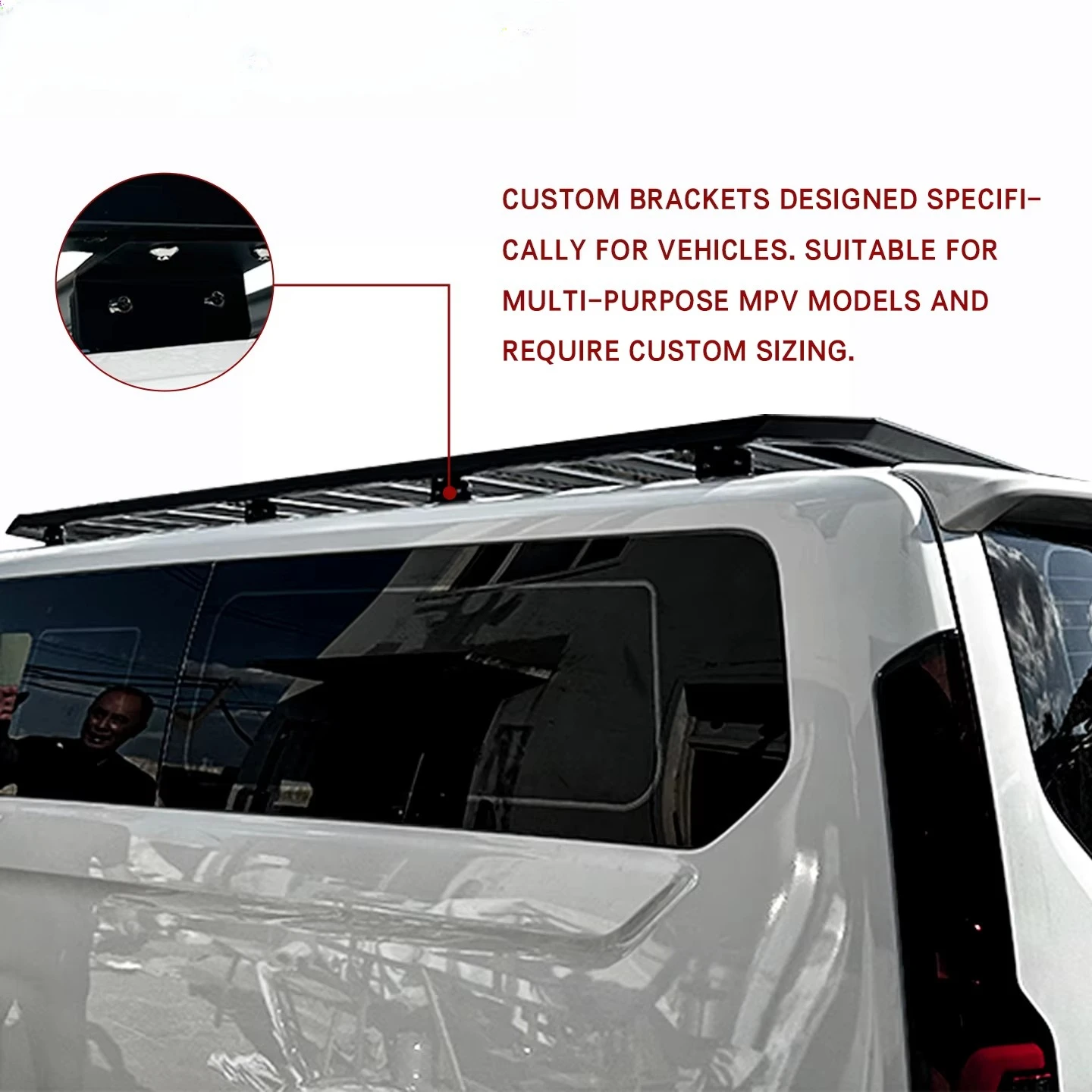 This Aluminum Luggage Rack Can Bear a Weight of 500 Kilograms. It Is Made Through Full Welding Process and Is Suitable for