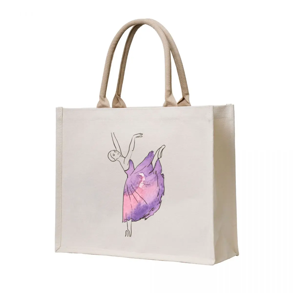 

ballerina figure, watercolor illustration Tote Bag Women's handbag tote bag Women's shopper Handbags women