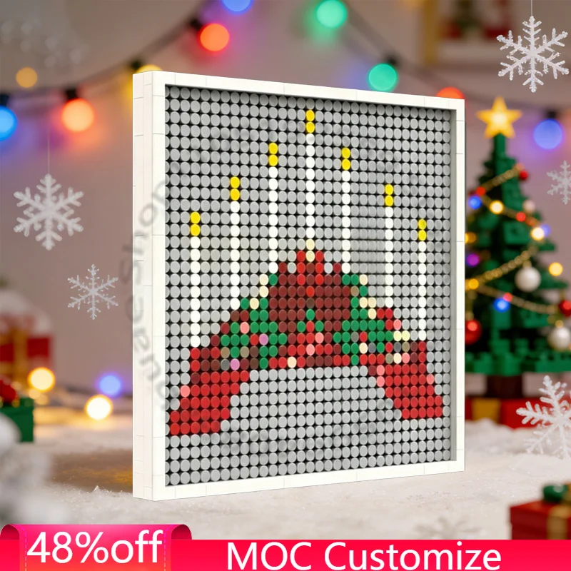 

1143 PCS Cupid Arrow Day 1 - Christmas Cookie MOC Kit (Dots Advent Calendar Series) MOC Customize DIY Boys Toy Christmas Gift