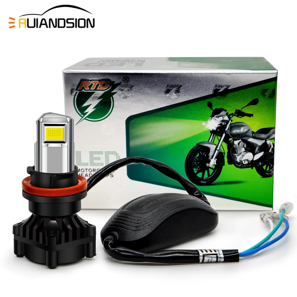 2 PCS Super Bright 9-85V White PH11 HS5 COB Chips 24W 2000LM For PCX125 PCX150 PCX 125 LED Motorcycle Headlight High/Low Beam