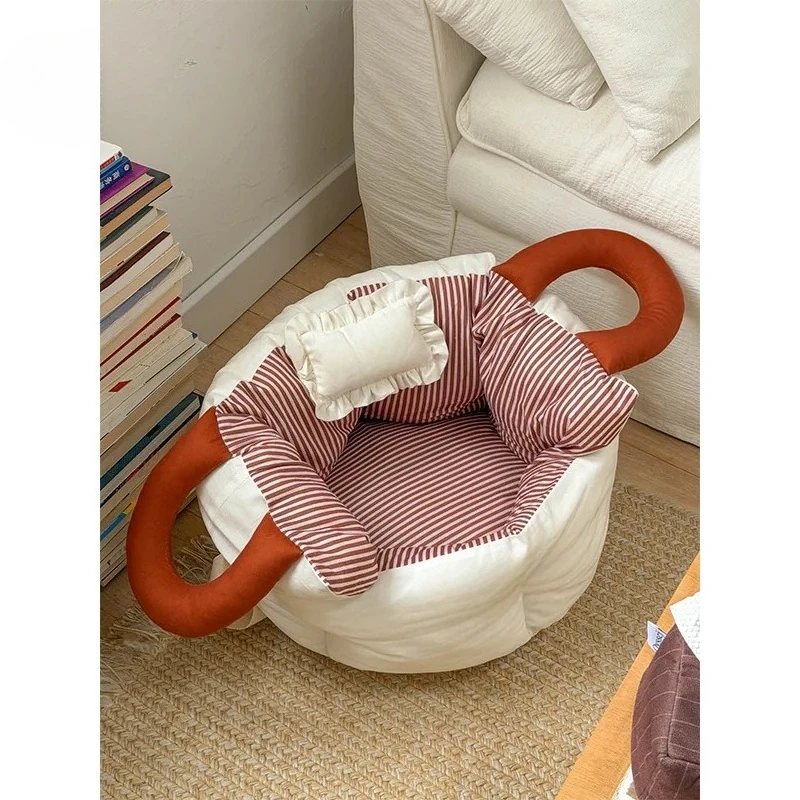 Portable Pet Carrier Bed Soft Handheld Dog Cat Nest Car Travel Cushion Comfort Pet Sleeping Bag For Outing