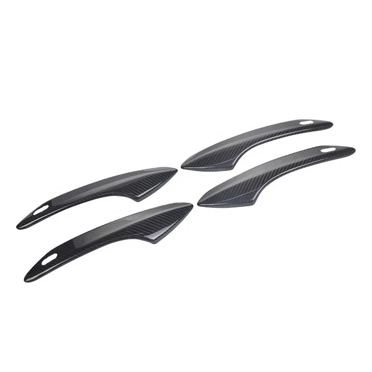 

Real Dry Carbon Fiber Car Door Exterior Accessories Side Door Handle Cover Panel Protective Trims for Lexus NX200