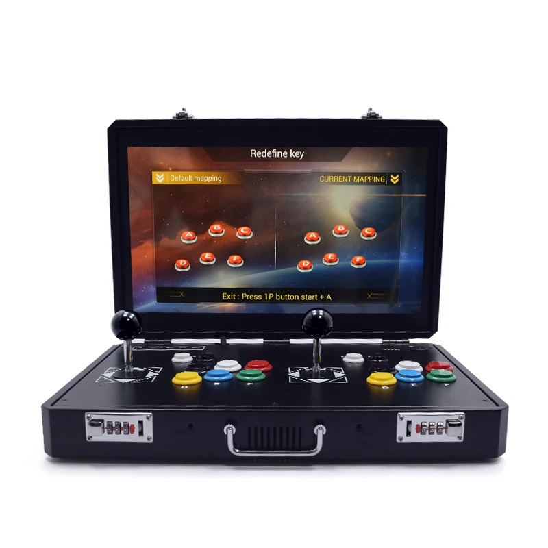 

18.5 Inch LCD Raspberry Pi 5B Metal Video Game Console Supports XBOX PS4 Includes 20000 Games Double Joystick Arcade Machine