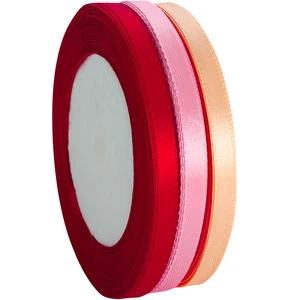 Fitas de cetim de seda 25 jardas 6mm para artesanato arco artesanal embrulho de presente festas natal casamento acessórios artificiais decorativos 6 principais vendas fitas para mochilas - №5