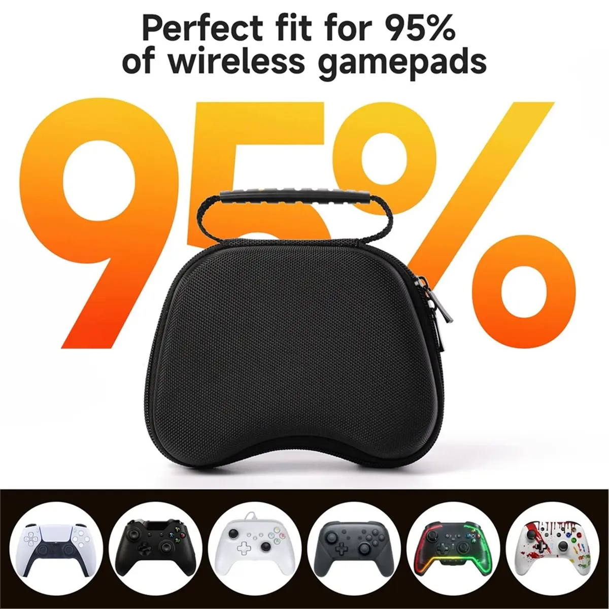 （2026 SUMMER）Hard Carrying Case for Gaming Controller Drop- Travel Storage Bag Shockproof Protective Shell for Gamepad
