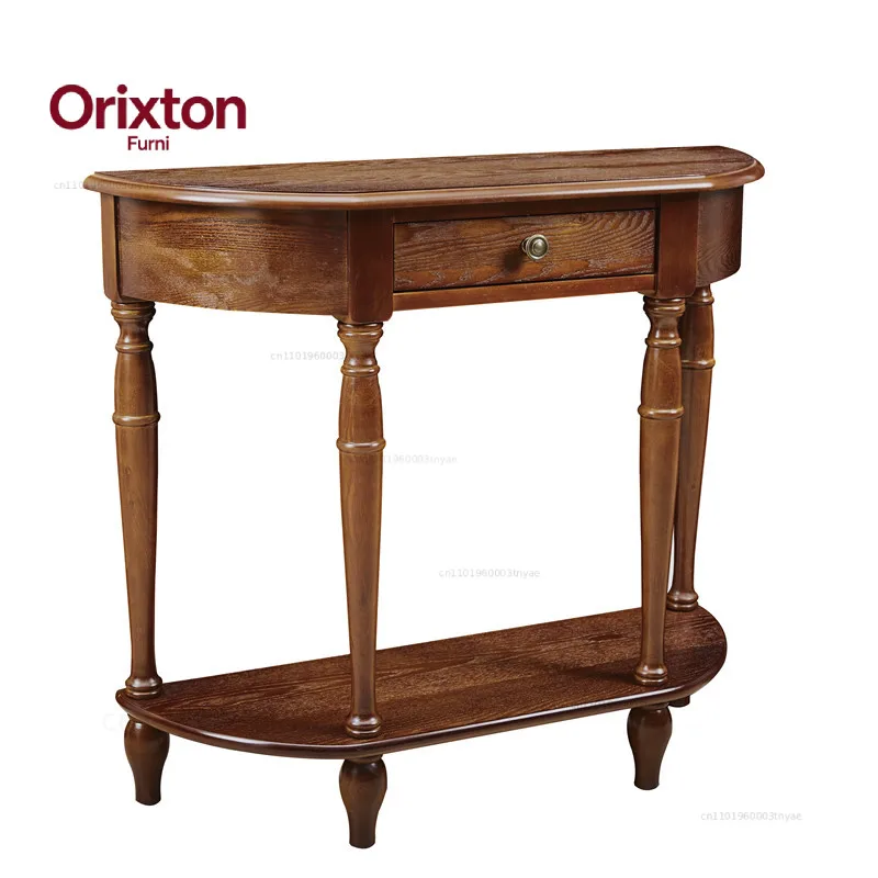 Table With Storage Thin Mid Century Classic Console Table Porch Entrance Stoliki Do Salonu Furniture